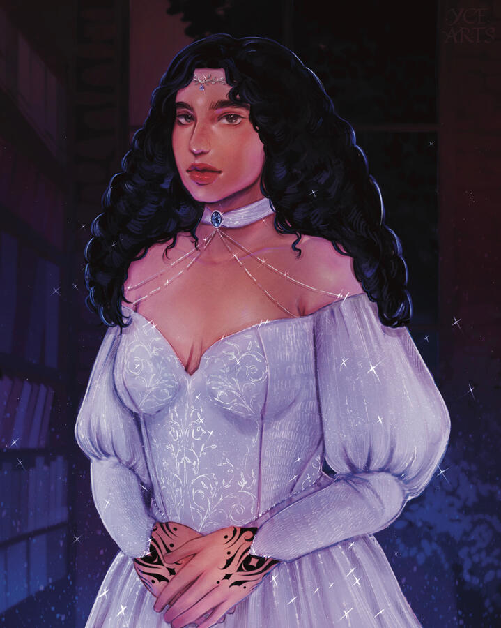 Character illustration for @hayleyturnerauthor