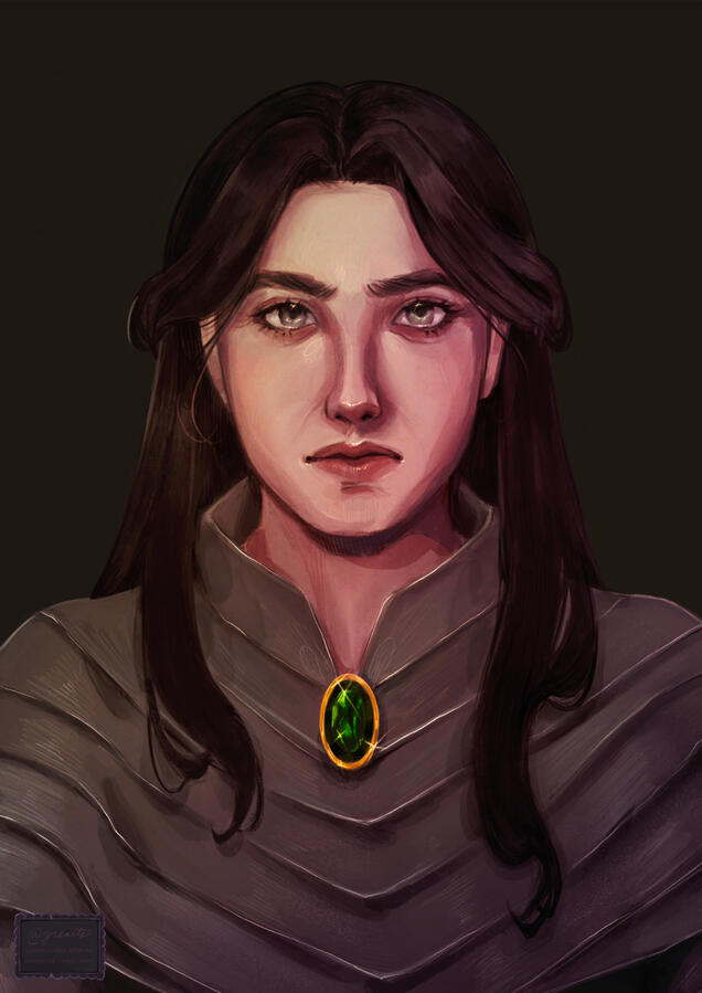 Character Illustration for @kaysdovewrites