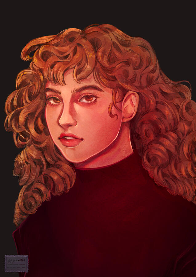 Character Illustration for @stellarossiwrites