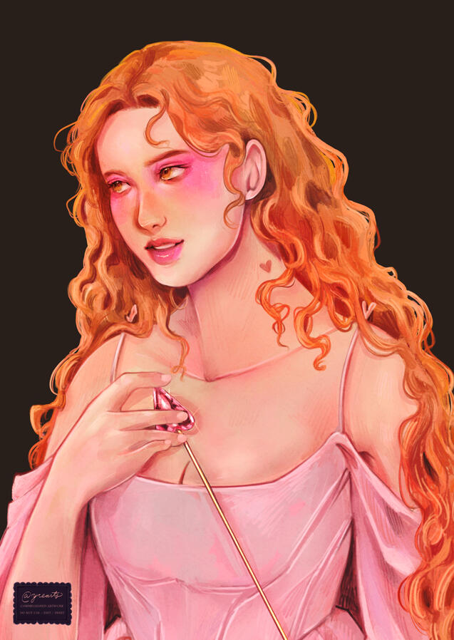 Character Illustration for @writtenbyruts.diaz