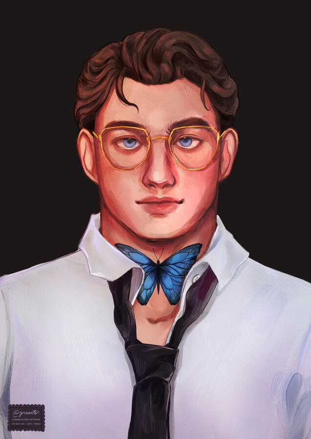 Character Illustration for @stellarossiwrites