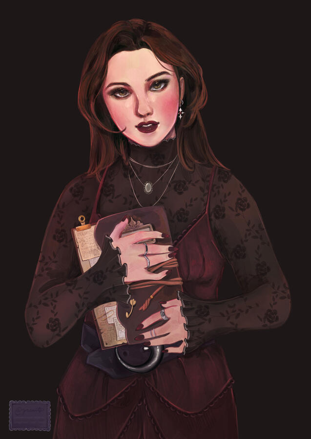 Character Illustration for @authorabbigail
