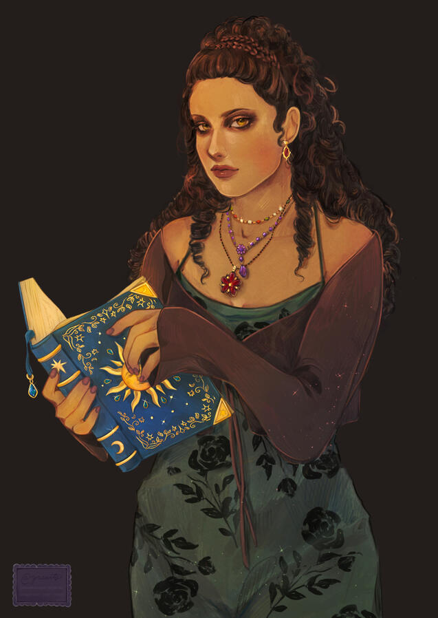 Character Illustration for @authorabbigail