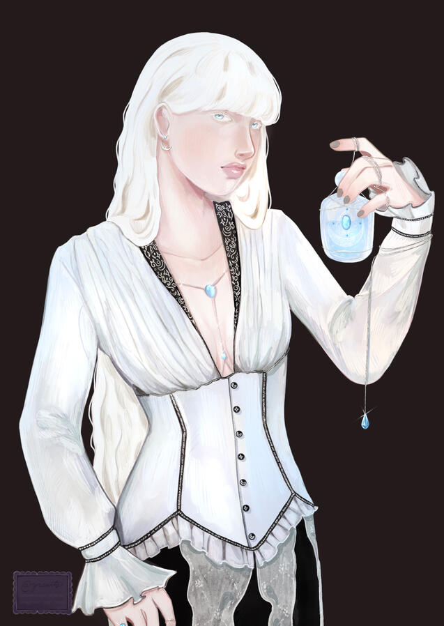 Character Illustration for @authorabbigail