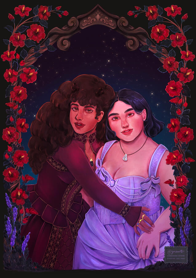 Character Illustration for @themoonborn